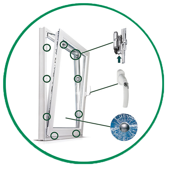 Einbruchschutz EGE Fenster