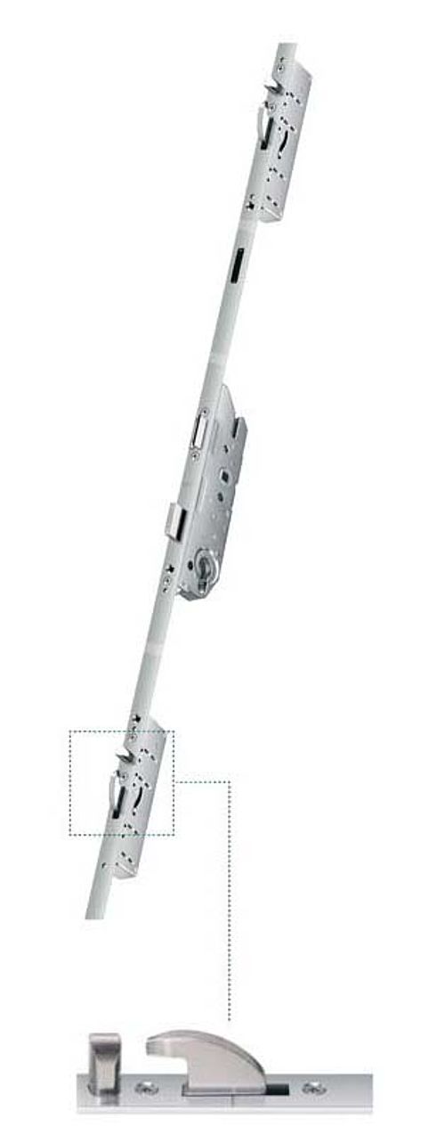 Schwenkhaken und Tresorbolzen 5fach Verriegelung EGE