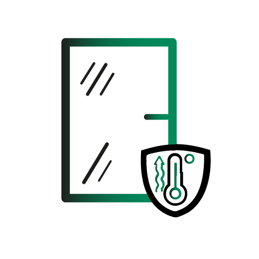 Wärmeschutz durch Fenster Symbol EGE