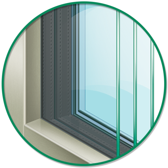 Wärmeschutzgläser Fenster Aluclip EGE