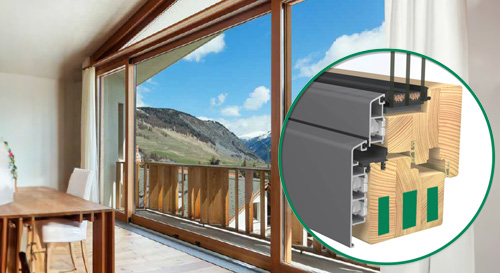 EGE Holz Alu 90 Detailbild