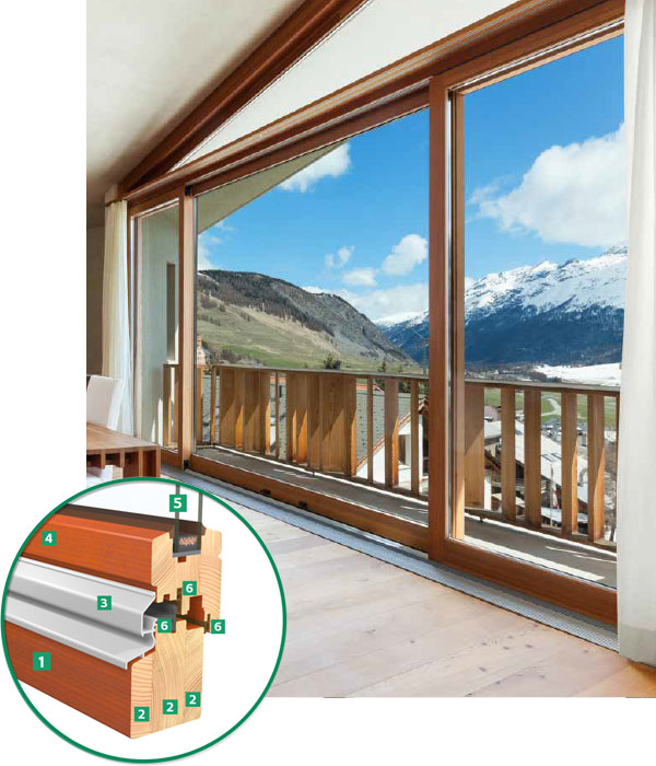 EGE IV 68 Holzfenster Detailbild