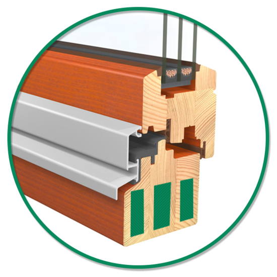 EGE IV 80 drei Massivholzschichten