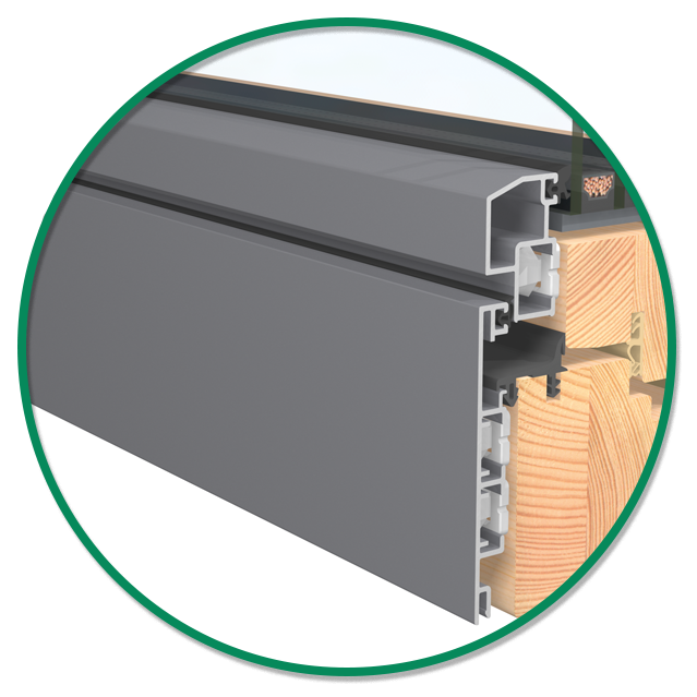 Holz Alu light EGE Holz Alu 68 Fenster