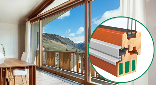 Holzfenster Detailbild EGE IV 80