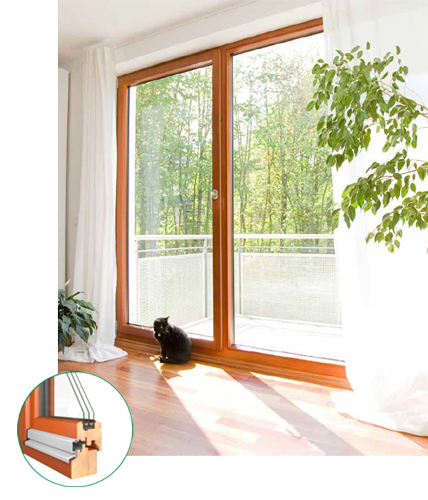 Holzfenster von EGE Detailansicht